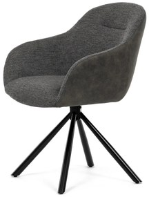 Set de scaune de sufragerie cu mecanism deîntoarcere DCH-Y1143 GREY2, 2 buc.