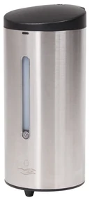 Dozator fără atingere de săpun spumă Donner Round 700 ml, oțel inoxidabil mat