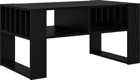 vidaXL Masă de cafea Stejar Negru 92 x 49,5 x 45 cm Lemn compozit