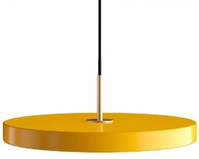 Lustra LED design scandinav Asteria medium - saffron yellow/ auriu