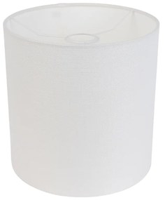 Abajur din stofă alb 25/25/25