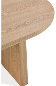 Masă de dining cu aspect de lemn de frasin 100x200 cm Blair – MOME