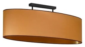 Lustră aplicată Duolla OVAL VEGAN 2xE27/15W/230V maro