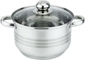 Oala cu capac Floria ZLN4052, Inox, 22 x 14 cm, 4 L