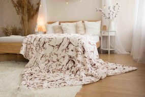 Pătură din microfibră cu lână sintetică