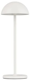 Lampa LED portabila iluminat exterior decorativ ROSE alba