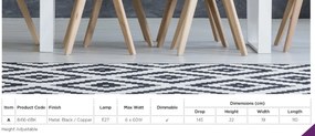 Lustra moderna design minimalist Anthea 8416-6BK SRT