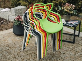 Scaun de masa KATO din plastic, negru