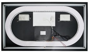 🪞 Oglindă LED cu Touch și Funcție Dezaburire, 3 Tipuri de Lumină – 120x70 cm, Model J194-12070 Smack