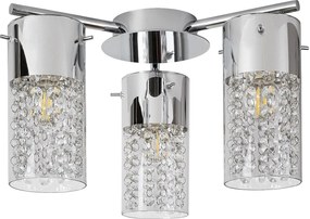 Rabalux Niagara lampă de tavan 3x40 W crom-transparent 2195