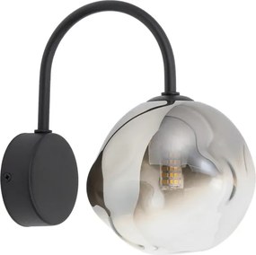 Brilagi - Lampă de perete VULCANO 1xG9/8W/230V negru/negru fumuriu