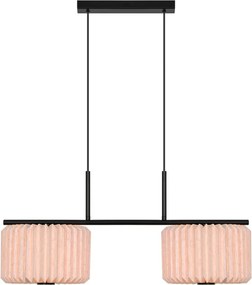 Lustra suspendata moderna cu abajur plisat Vivienne