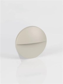 Spot aplicat perete exterior LED 3000K IP65 Toc sand