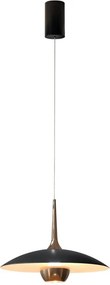 MAXLIGHT P0676 - lustru LED suspendat pe cablu MANUKA LED/12W/230V Ø 28 cm auriu/negru