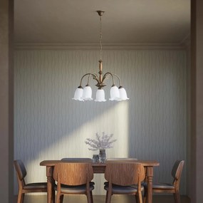 Candelabru design floral romantic Mughetto