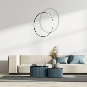 Lustr LED SATURNO 46W 230V pr. 80 cm IP44 antracit pe cablu