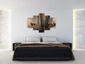 Tablou - Vintage pictura wildlife (150x105 cm)