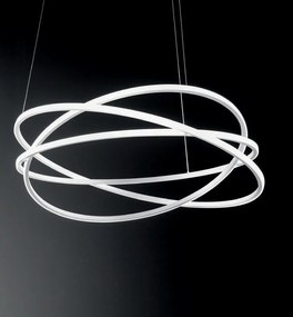Lustra LED circulara design modern ATIA 100cm alb sau negru