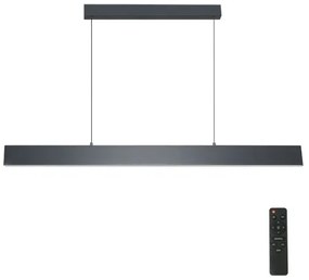 Lustră LED dimabilă pe cablu Brilagi SLIMLINE LED/40W/230V 3000-6000K antracit + telecomandă