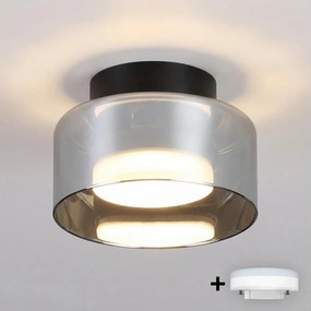 Brilagi - LED RGB dimmabil, spot AURA LUX 1xGX53/14W/230V Wi-Fi Tuya negru/fumuriu
