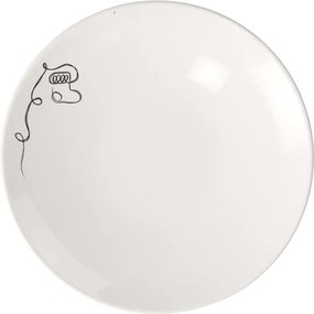 Farfurie de Crăciun pentru micul dejun/desert, 21 cm, colecția Statement Lines - Villeroy & Boch