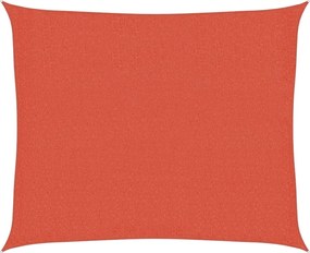 vidaXL Pânză parasolar, cărămiziu, 160 g/m², 2,5x3 m, HDPE