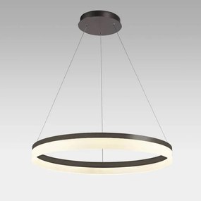 Lustra LED circulara suspendata Ara 60cm, Bronz