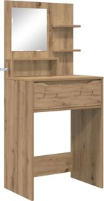 vidaXL Mese de toaletă pentru dormitor cu sertar Stejar Artizanal