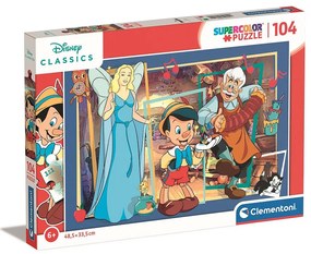 Disney Classics Pinocchio Puzzle Clementoni de 104 piese