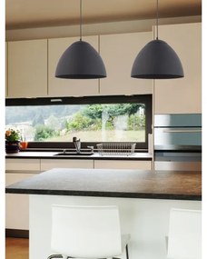 Lustră pe cablu FARO 1xE27/60W/230V neagră