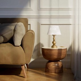 Lampa de masa clasic elegant din alama masiva Flemish