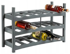 Raft de vin din plastic gri Vario - Rotho