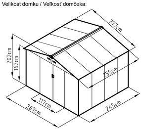 ARCHER D domček zelený