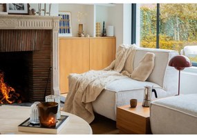 Pătură fildeș din micropluș/cocolino 130x170 cm Aspen – Tiseco Home Studio