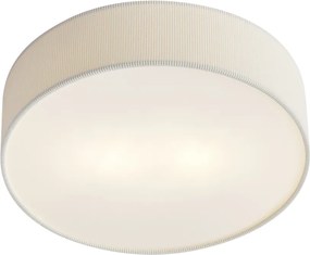 Plafonieră modernă albă cu abajur de catifea 38cm 2 lumini - Luz