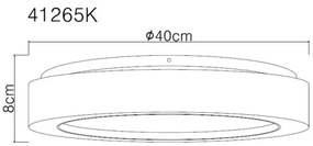 Plafonieră LED Globo 41265K LIAMI LED/24W/230V