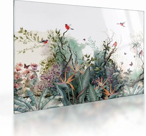Tablou pe sticlă - Peisaj natural, acvariu (70x50 cm)