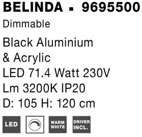 Lustra LED dimabila design modern BELINDA
