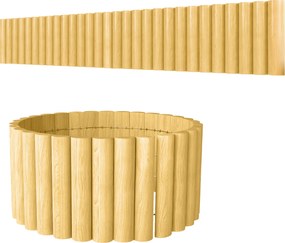 Outsunny Gard de grădină Gard din lemn 176 cm x 30 cm Panouri de gard Gard pentru câini pentru grădină straturi de flori Barieră pentru animale | Aosom Romania