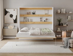 Pat rabatabil Devesto Horizontal Wall 160 Artisan Eiche, 200x160 cm – Artisan Eiche
