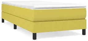 3120499 vidaXL Cadru de pat box spring, verde, 100x200 cm, textil