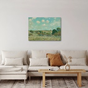 Tablou - Alfred Sisley,  Meadow, reproducere (70x50 cm)