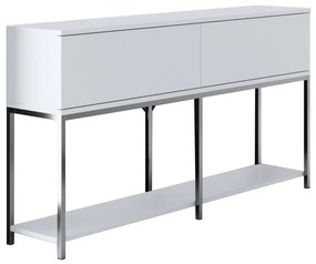 Măsuță consolă Vibubi 1 (alb + argintiu) . 1093381