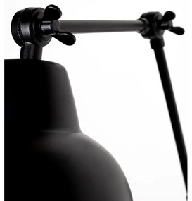 Aplică de perete neagră Xavi – White Label