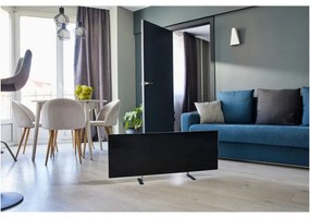 Resigilat: Convector electric AENO AGH0002S, 700W, 30 m², Afisaj LED, Aplicatie mobila, Ultra subtire, Wi-Fi, Negru