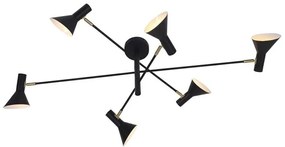 Lustra moderna cu brate reglabile Izmir 3-arm black