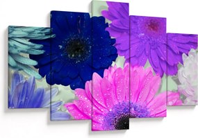 Tablou cu flori colorate (150x105 cm)