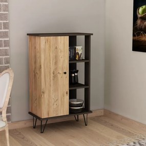 Dulap Beta Walnut-Negru