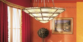 Lustra eleganta LUX realizata manual Giotto, 120cm