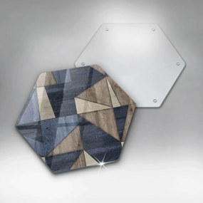 Tocător sticlă Abstracția geometrică